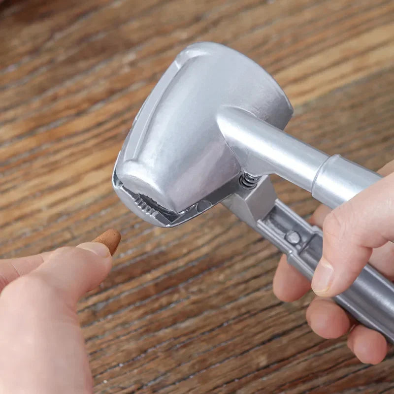 Multifunction Zinc Alloy Nutcracker Nut Sheller for Almonds Walnuts Pecans Hazelnuts
