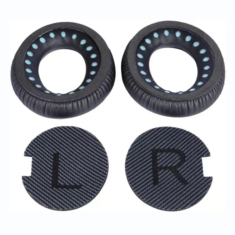 Replacement Ear Pads for Over-Ear Headphones - PU Leather Memory Foam Ear Cushions, 1 Pair