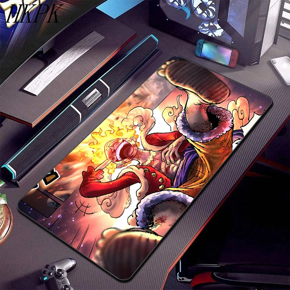 One Piece Gear 5 Anime XXL Desk Mat - Extended Gaming Mouse Pad for Keyboard & Mouse, Waterproof Non-Slip
