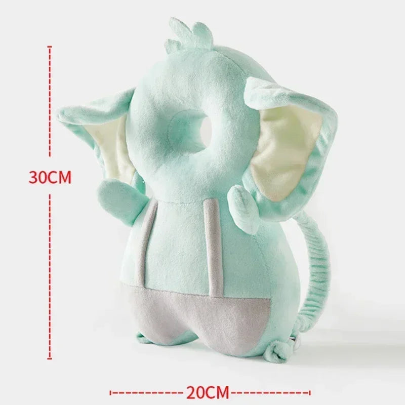 1-3T Toddler Baby Head Protector Safety Cushion Back Pad Cartoon Angel Bee Anti-Fall Headrest