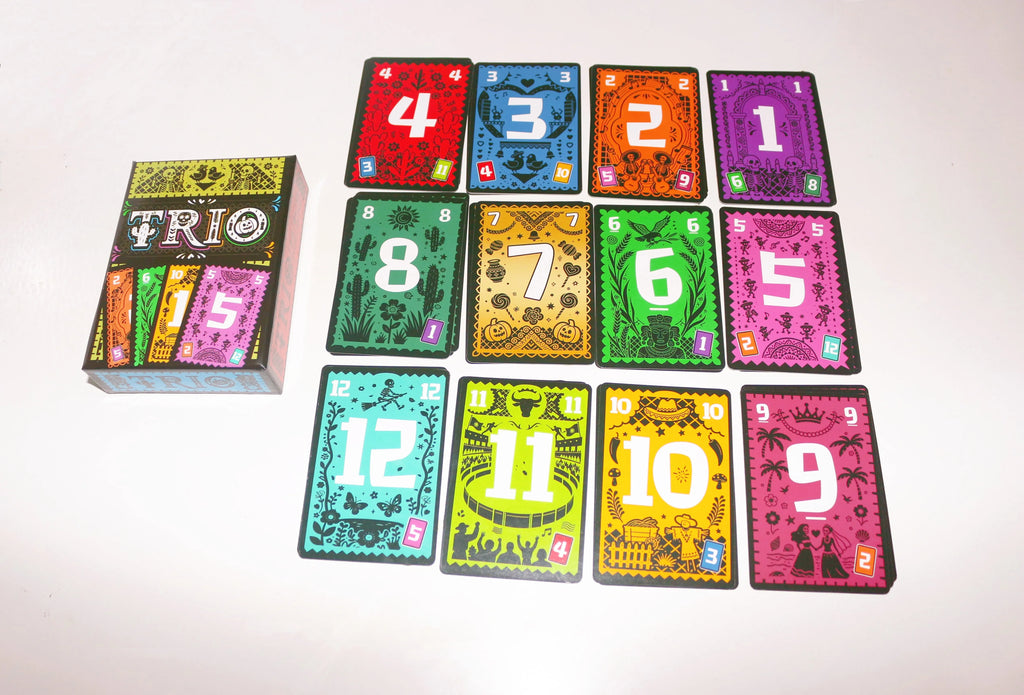 Trio Family Card Game - 15-Min Quick Party Game for 3-6 Players, Ages 8+