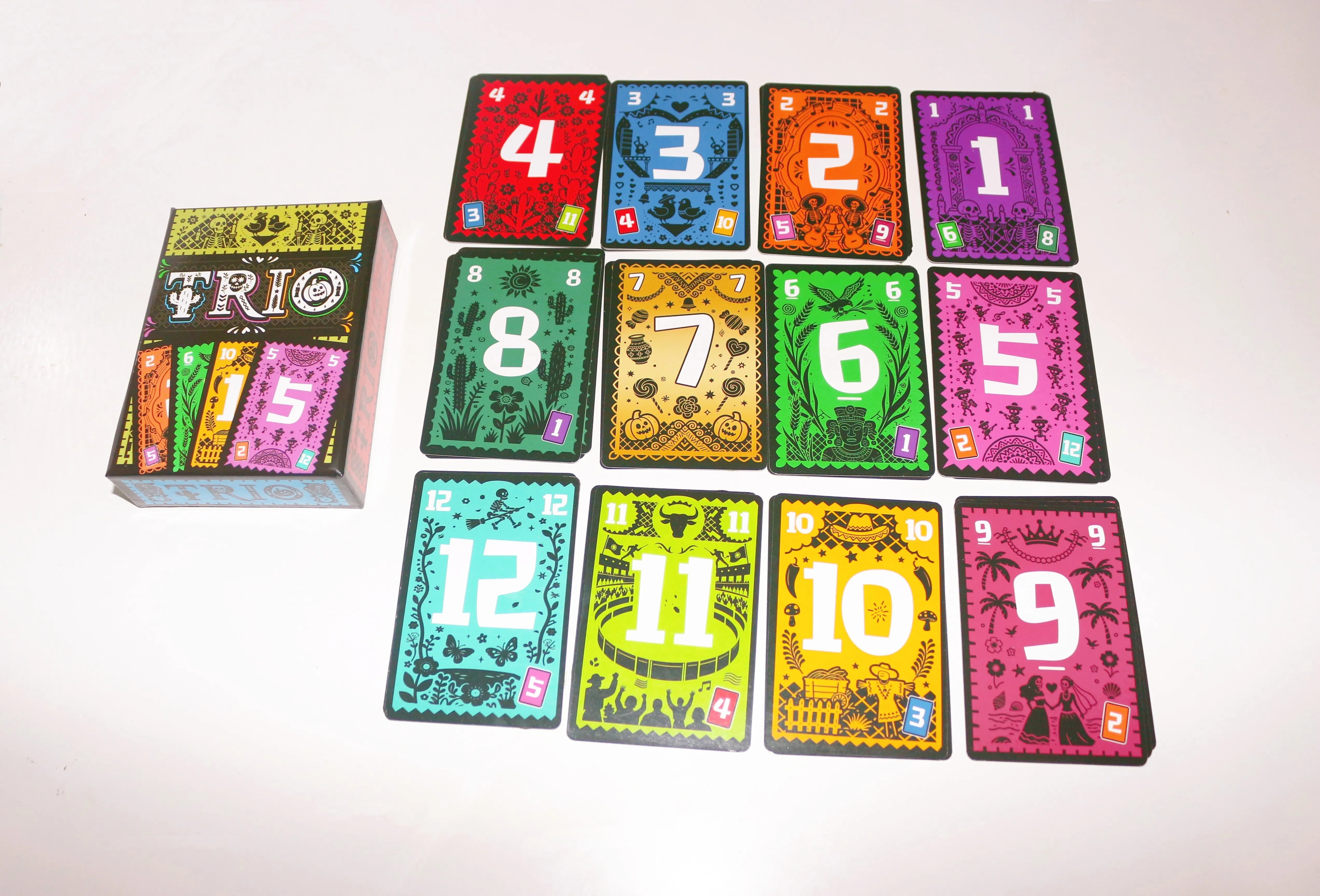 Trio Family Card Game - 15-Min Quick Party Game for 3-6 Players, Ages 8+