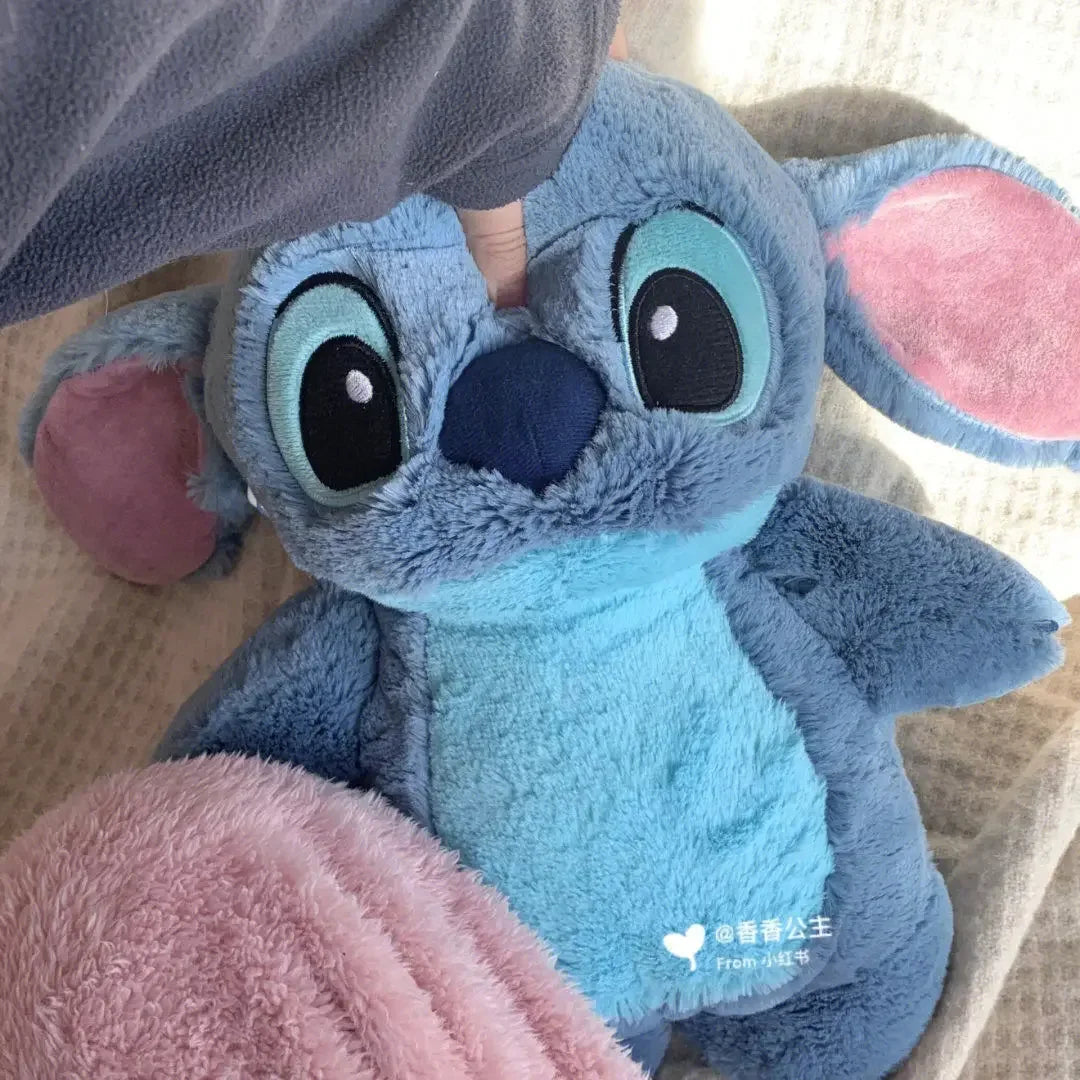 Stitch Plush Hot Water Bottle & Hand Warmer 30 cm (12 in) - Soft Stuffed Toy Gift for Women & Teens