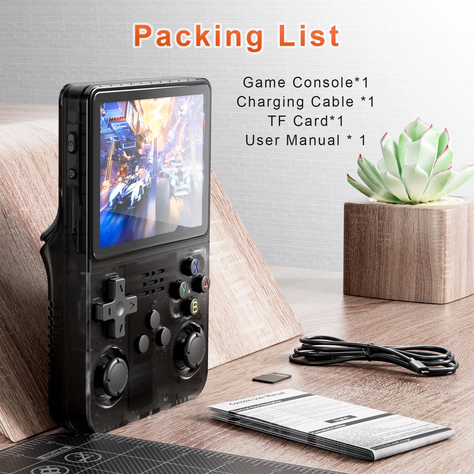 3.5-Inch IPS Retro Handheld Game Console 640x480 HD, 64GB Built-In, 16,000+ Classic Games Portable Pocket Player
