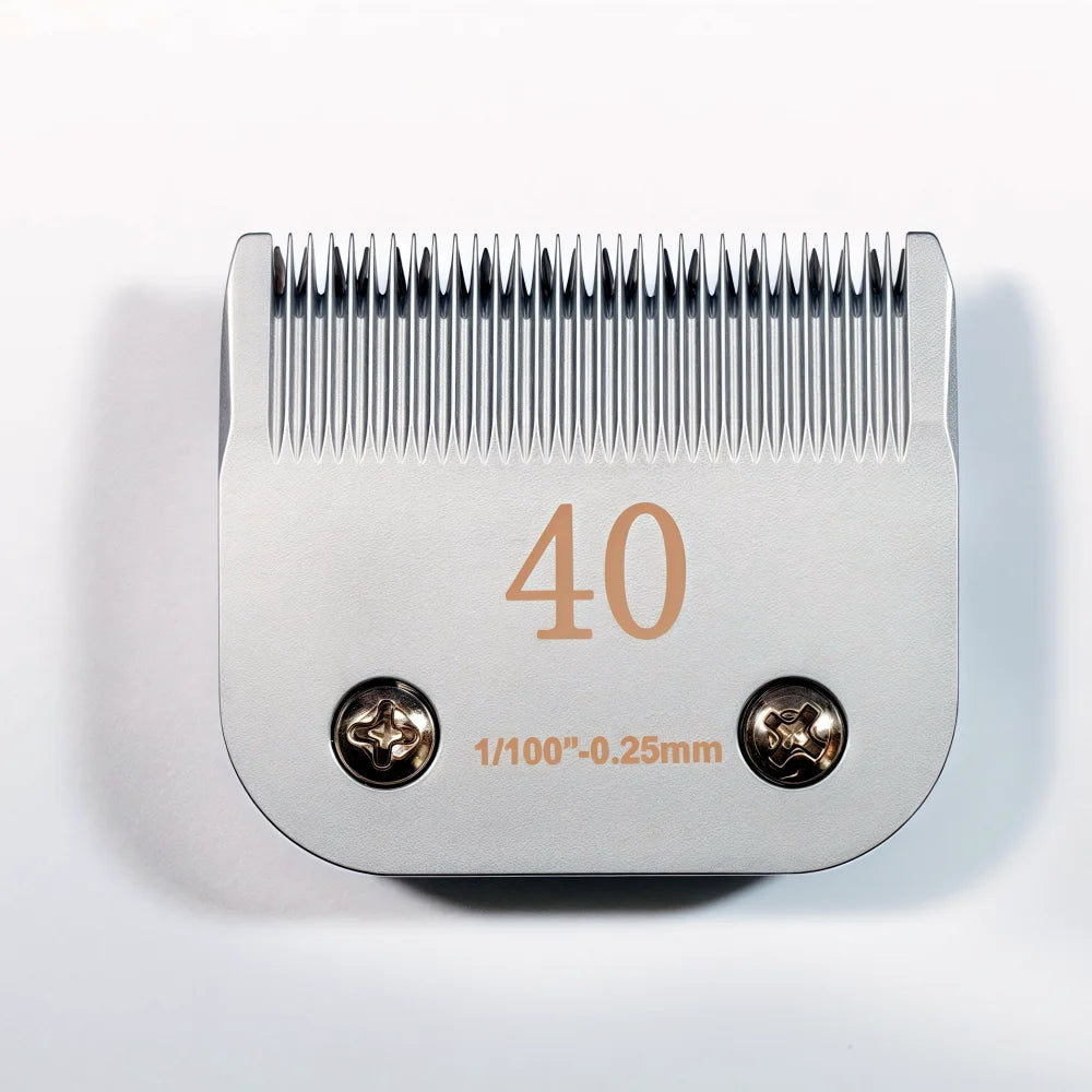 A5 Snap-On Pet Clipper Replacement Blades – 3F, 4F, 5F, 7F, 10#, 15#, 30#, 40#, 50# | Professional Dog & Cat Grooming Blades (Fits Most Detachable Clippers)