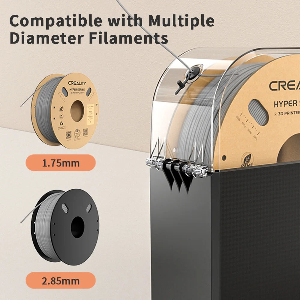 Filament Dryer Dry Box 1kg (2.2 lb) Filament Dehydrator with Fan 1.75/2.85mm Spool Holder for PLA PETG ABS TPU