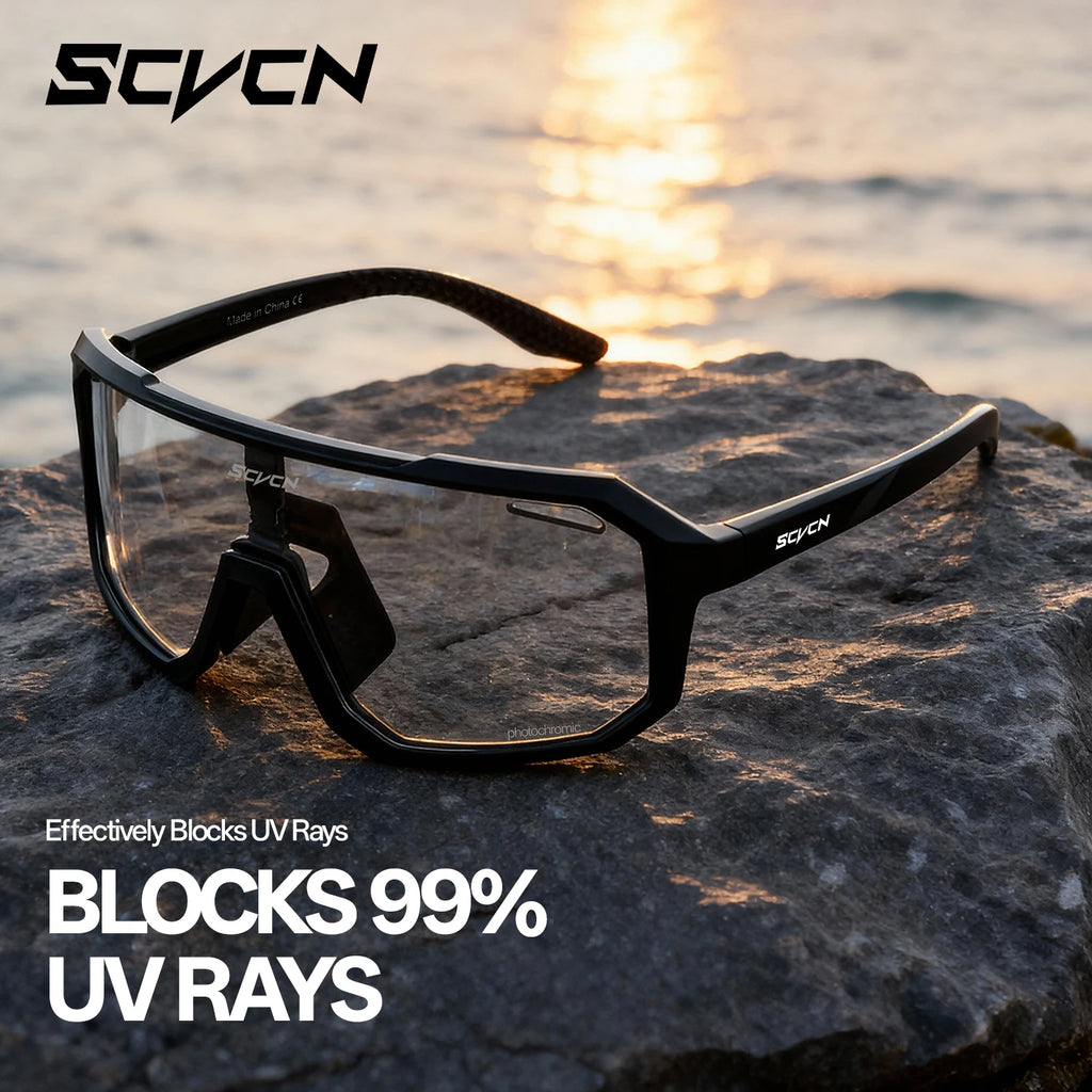 MTB Cycling Sunglasses for Men and Women Photochromic UV400 Road & Mountain Bike Goggles