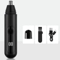 USB Rechargeable Nose & Ear Hair Trimmer for Men Portable Cordless Groomer