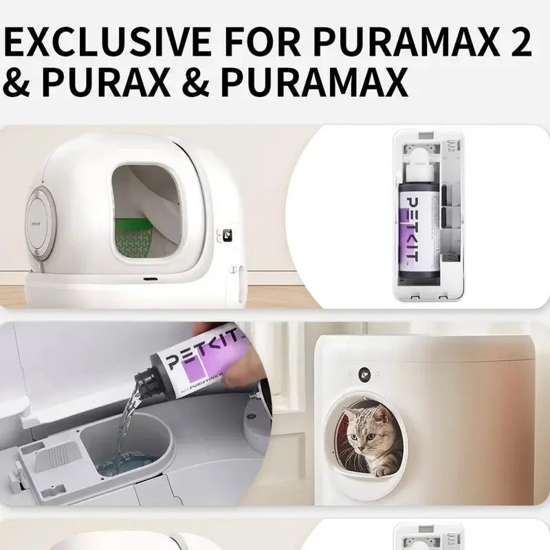 Air Purifying Refill Cartridge for Self-Cleaning Cat Litter Box – Odor Control Deodorizer Filter