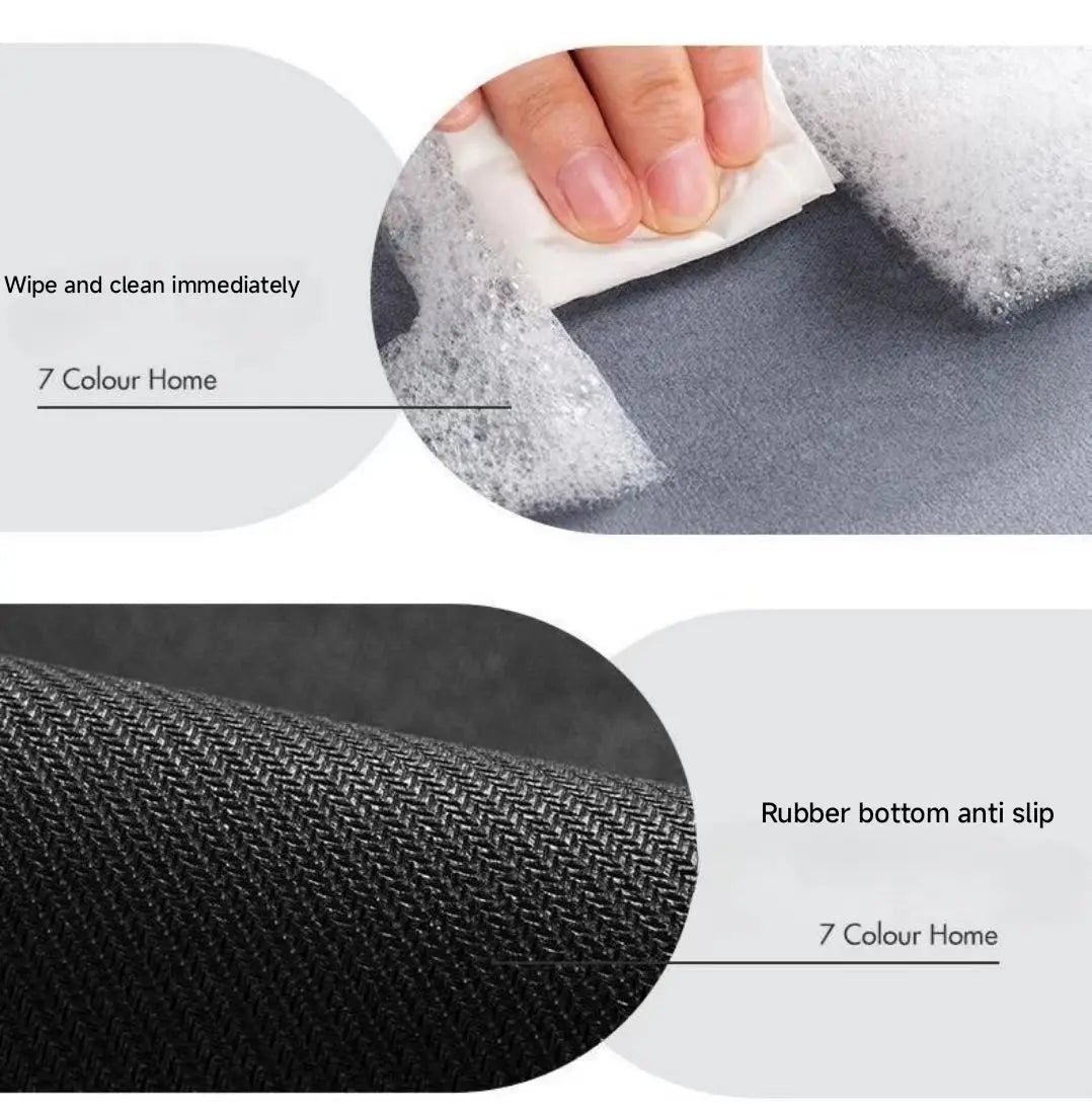 Cartoon Diatomaceous Earth Absorbent Bathroom Floor Mat - Quick-Dry Non-Slip Bath Rug for Toilet, Sink, Bedroom
