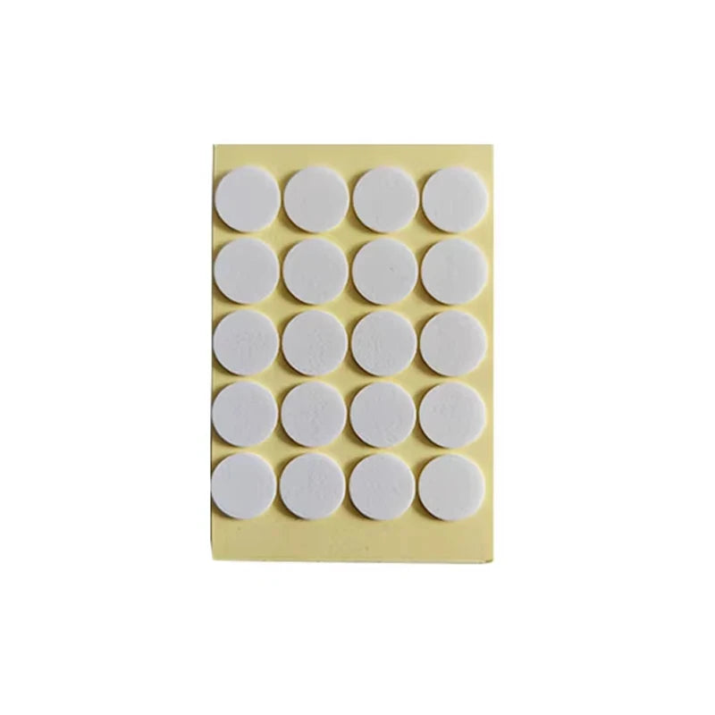 240-Pack 14mm (0.55 in) Candle Wick Stickers Heat-Resistant Double-Sided Adhesive for Centering Wicks