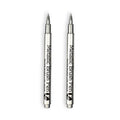 Metallic Brush Marker Pen (1 or 2-Pack) – Gold & Silver Permanent Metallic Ink for Crafts, Scrapbooking & Manga (14 cm / 5.5 in)