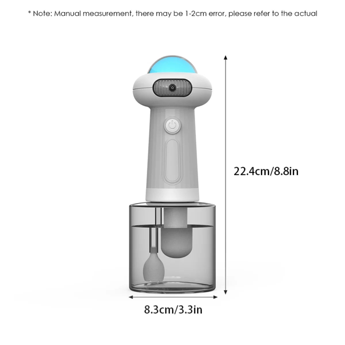 UFO Flying Saucer Pet Foam Dispenser – USB Rechargeable Automatic Soap Foamer for Cats & Dogs