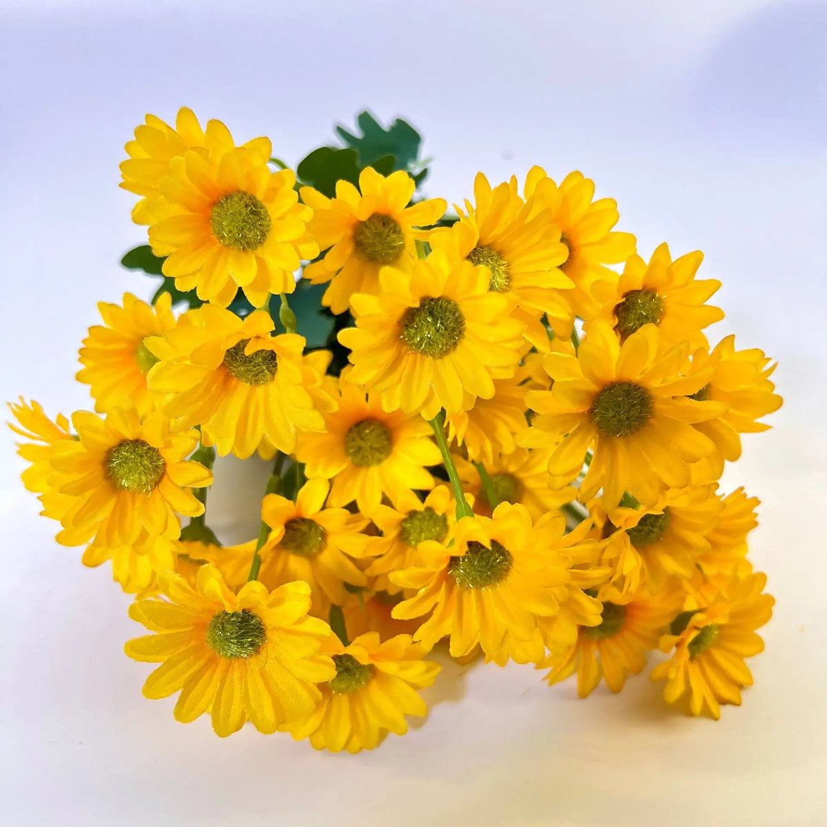 21-Head Sunflower & Daisy Bouquet - Chamomile Artificial Flowers for Wedding, Home & DIY Decor