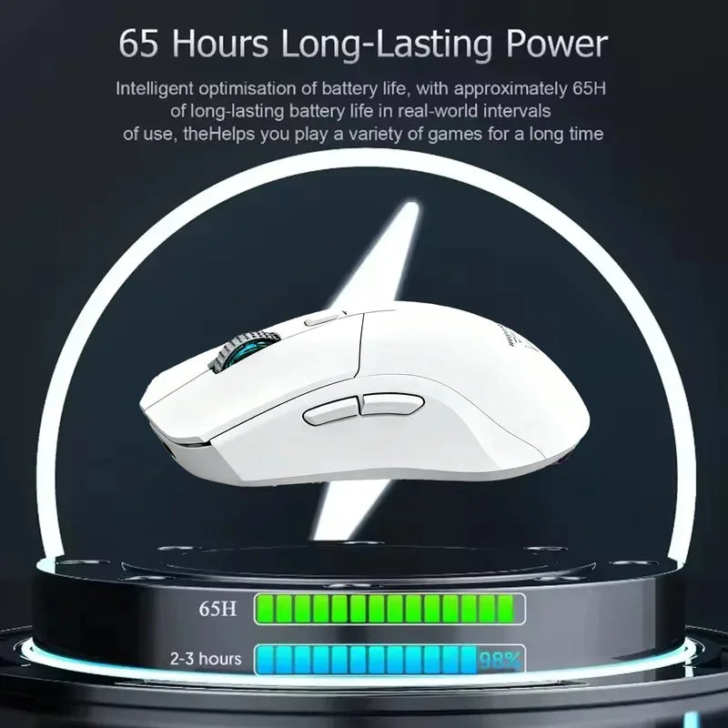 Wireless Ergonomic Gaming Mouse 3-Level DPI Dual-Mode Connection Magnetic Charging Dock