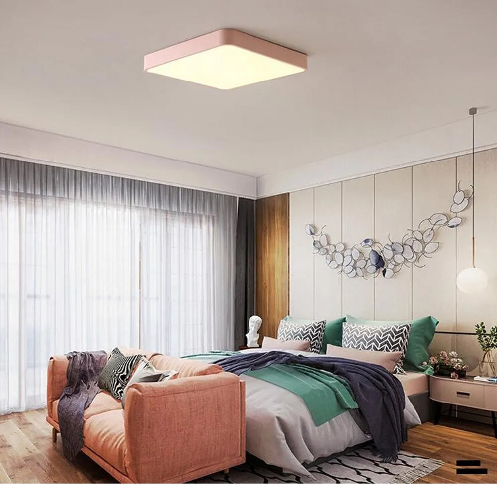 LED Round Panel Ceiling Light - Slim Circular Flush Mount, 12W 18W 24W 36W 50W, 220–240V