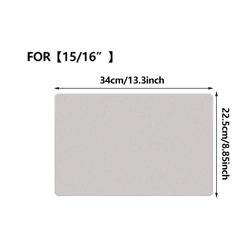 Microfiber Dustproof Keyboard Cleaning Cloth & Screen Protector for 13/14/15/16-Inch Laptops