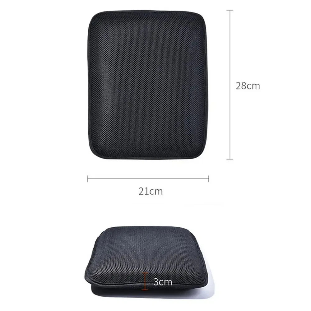 Universal Gel Honeycomb Motorcycle Seat Cushion – Pressure Relief Anti-Slip Comfort Pad (21 x 28 x 3 cm | 8.3 x 11.0 x 1.2 in)