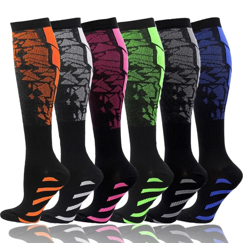 Compression Socks 20-30 mmHg - Medical & Sports Support for Travel, Pregnancy, Varicose Veins, Edema (Unisex)