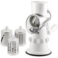 3-in-1 Vegetable Slicer Mandoline Manual Cutter, Round Chopper & Shredder for Potatoes, Fruits & Vegetables