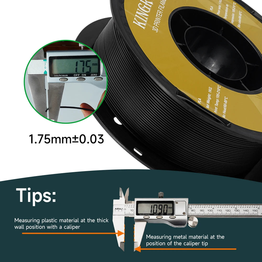 10kg (22lb) Multicolor PLA Filament – 10 × 1kg (2.2lb) Spools, 1.75mm for FDM 3D Printing