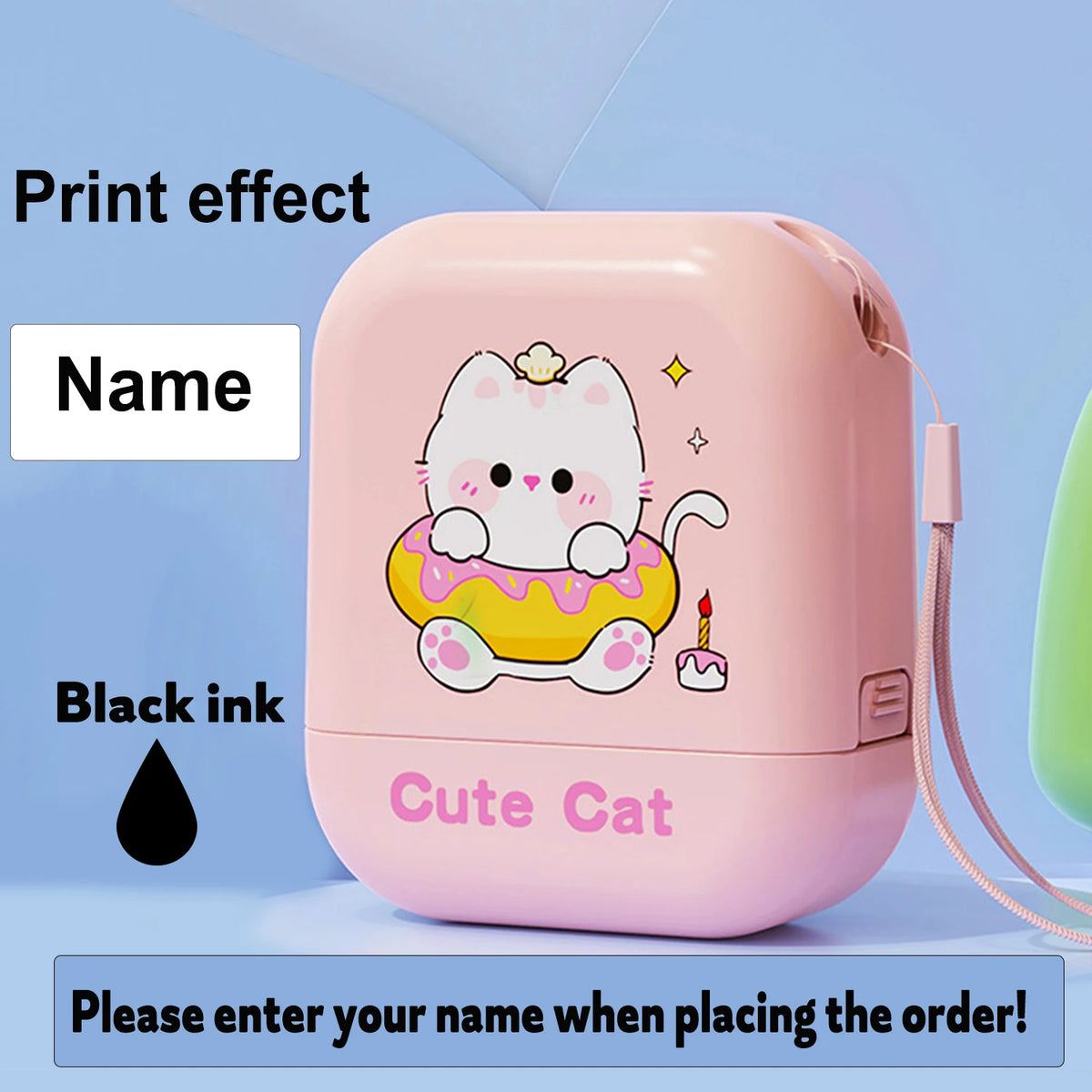 Personalized Waterproof Name Stamp for Kids – Self-Inking Clothing & School Bag Labels