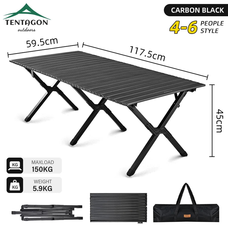 Portable Folding Camping Table – Lightweight Picnic & BBQ Side Table for Outdoor, RV, Tailgate