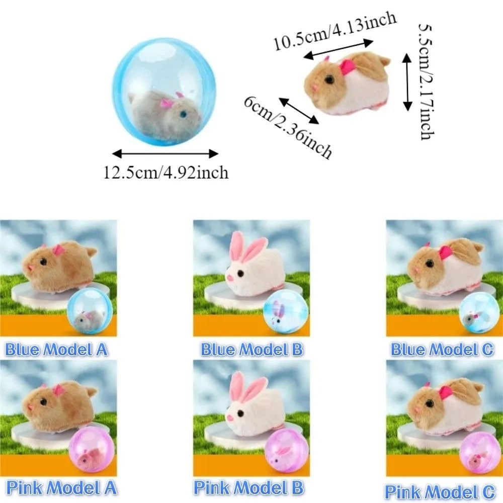 Interactive Cat Chasing Ball with Plush Toy view 6