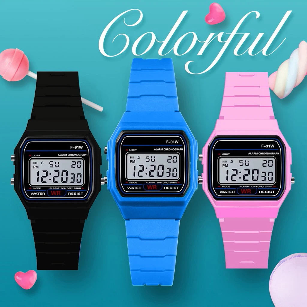Waterproof LED Digital Military Sport Watch – Analog-Digital Unisex Kids & Women Alarm Wristwatch