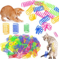 Bouncy Spring Cat Toy - Elastic Plastic Coil for Cats & Kittens, 2.17 in (5.5 cm)
