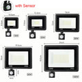 LED Floodlight with PIR Motion Sensor - Outdoor Waterproof Spotlight 10W/20W/30W/50W/100W IP66