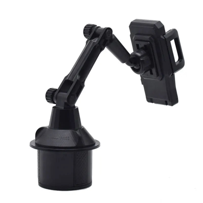Universal Adjustable Car Cup Holder Phone Mount – Anti-Slip Long-Arm Cell Phone Holder for Navigation