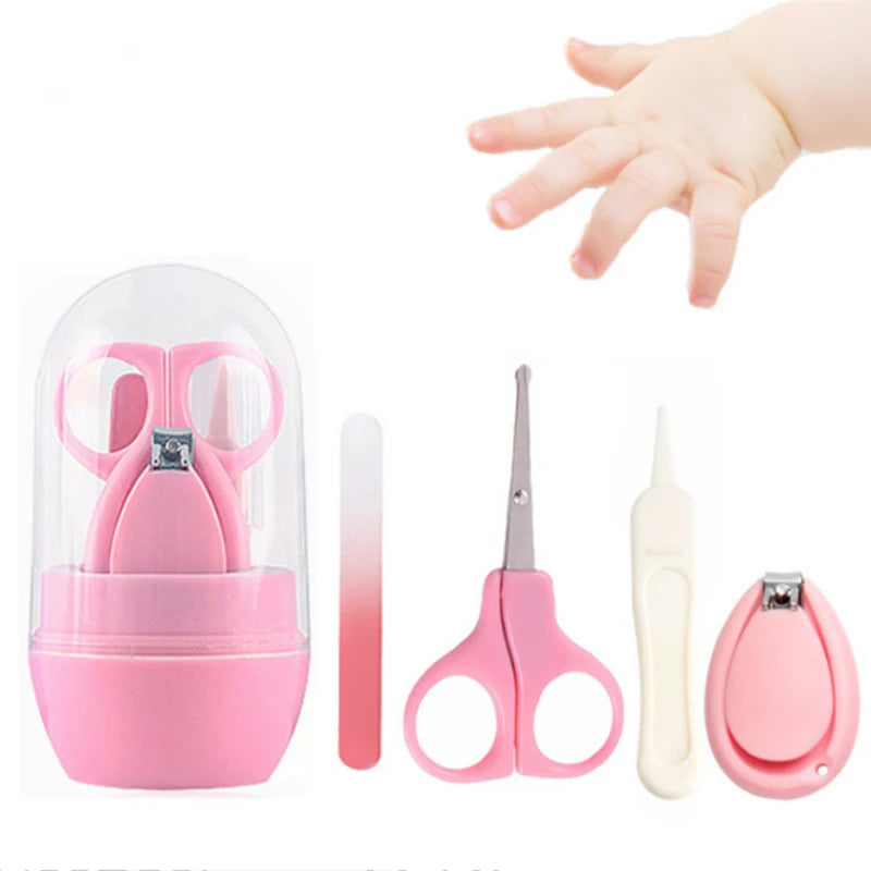 Newborn Baby Nail Care Kit - Safe Nail Scissors, Clipper & Tweezers with Portable Case