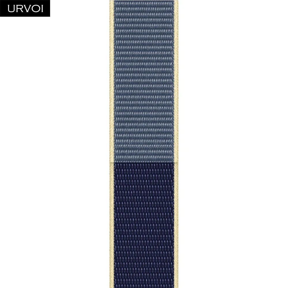 Nylon Sport Loop Band for Apple Watch — Breathable Hook & Loop Fastener — Fits 42/44/45/46/49mm