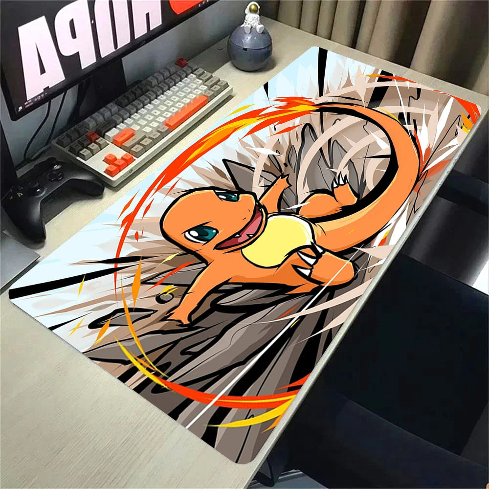 Large Anime Gaming Desk Mat 900 x 400 mm (35.4 x 15.7 in) XXL Mouse Pad – Speed Surface for PC & Office