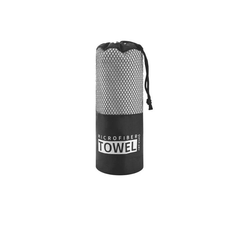 Quick-Dry Microfiber Sports Towel — 40x80 / 80x160 cm (15.7x31.5 / 31.5x63 in) for Gym, Swim, Beach & Camping (Blue, Gray, Green, Orange)