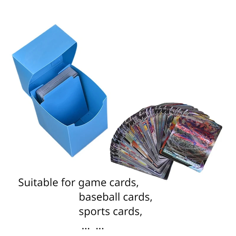 Deck Card Storage Box for 100+ Cards – Playing Card Carrying Case for Trading & Baseball Cards, Portable Deck Box for Games