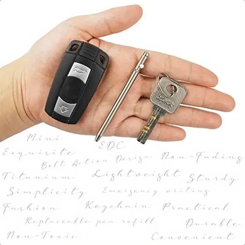 Mini Titanium EDC Pen Portable Pocket Signature Everyday Carry
