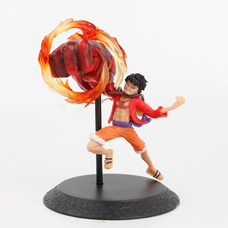 4-Pack One Piece Nika Luffy PVC Figures 6.5–10 cm (2.6–3.9 in) Anime Collectible