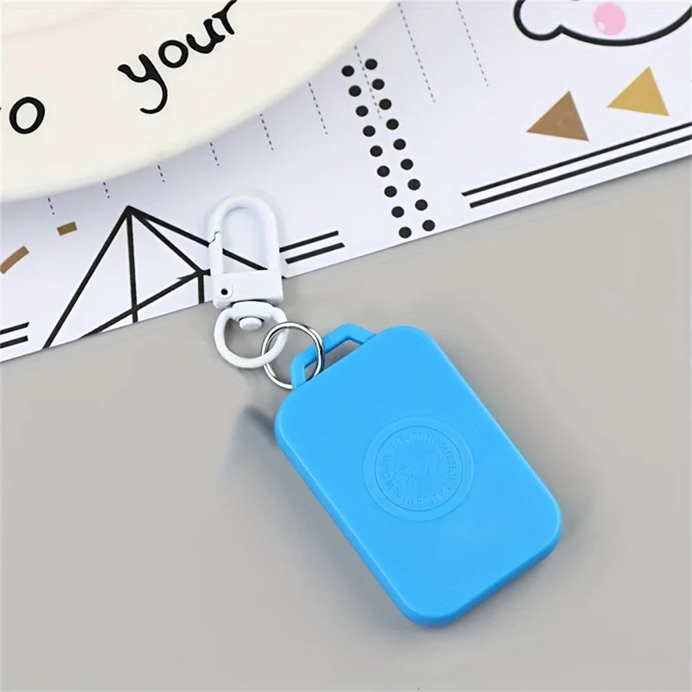 LED Keychain Digital Pocket Watch - Mini Electronic Timepiece for Backpacks & Keys