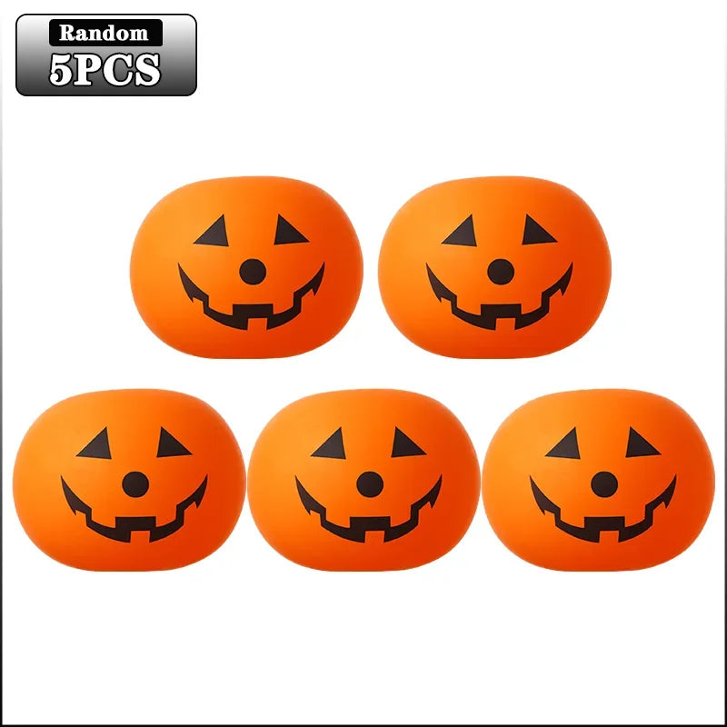 Halloween LED Light-Up Balloons Glowing Party Balloons for Haunted House, Home & Festival Decorations