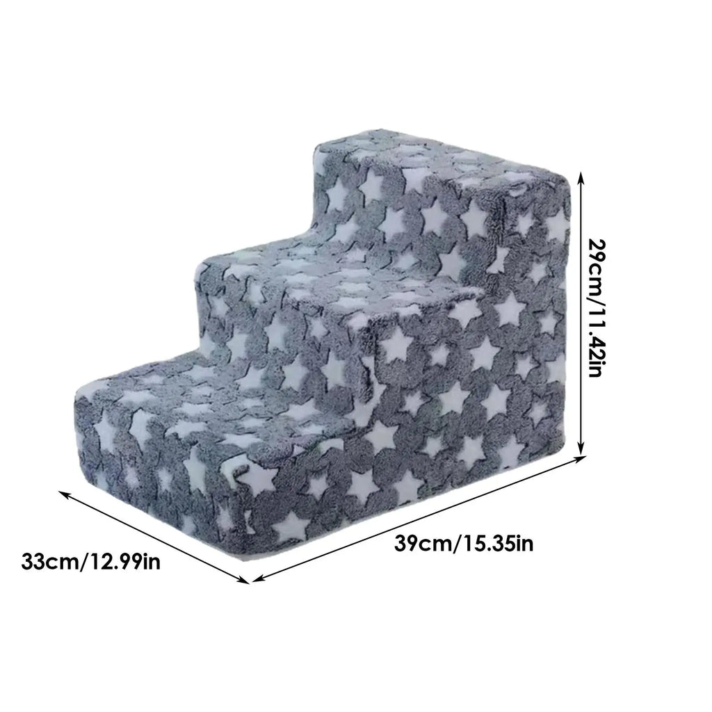 Removable Washable Pet Stairs for Cats & Small Dogs — Non-Slip Sofa & Bed Ramp