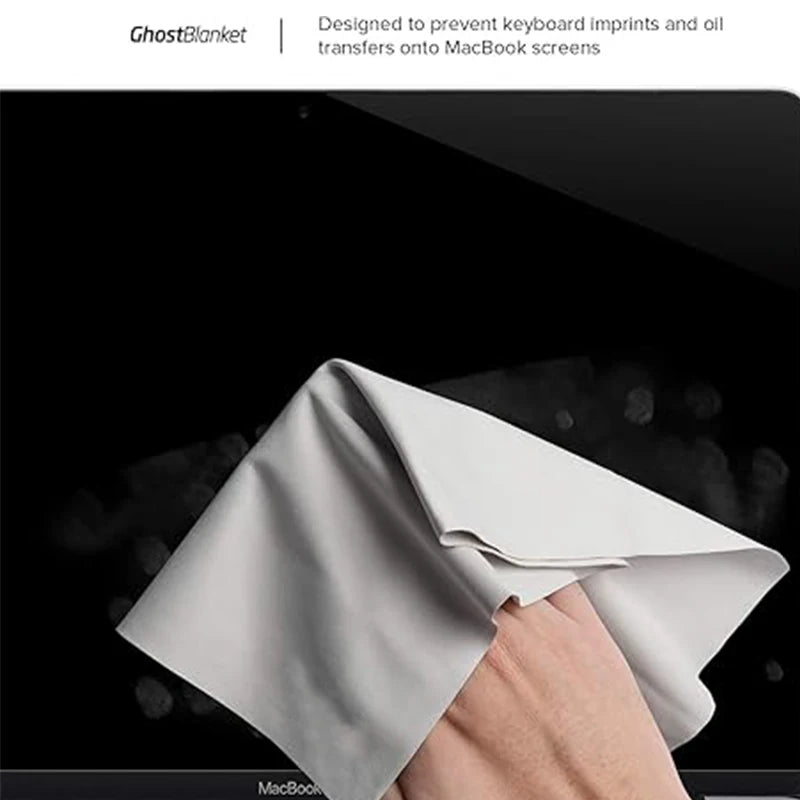 Microfiber Dustproof Keyboard Cleaning Cloth & Screen Protector for 13/14/15/16-Inch Laptops