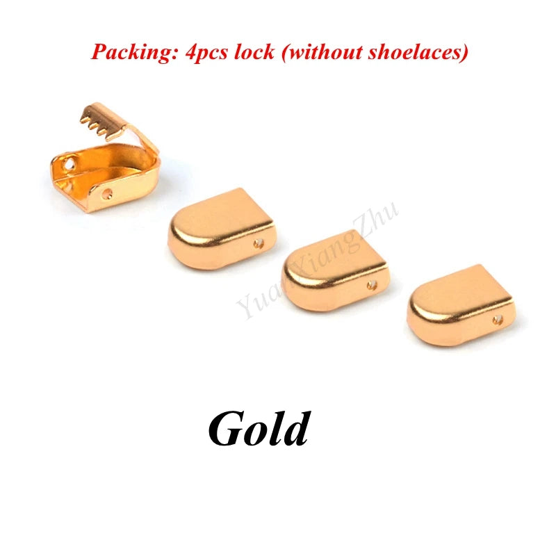No-Tie Elastic Shoelaces with Metal Buckles – 1 Pair Quick Laces, One Size Fits All for Adults & Kids (105 cm / 41.3 in)