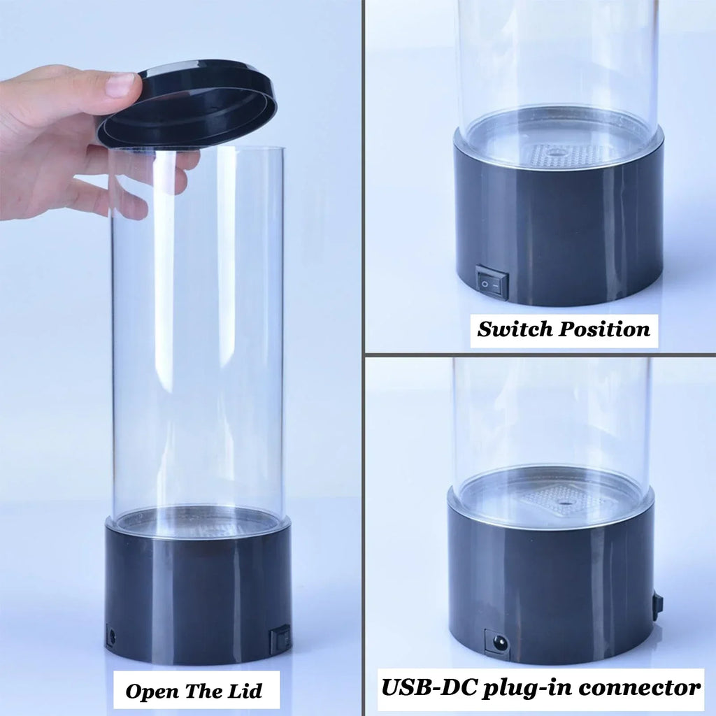 LED Jellyfish Night Light with Remote — 8-Color USB Mood Lamp for Home, Aquarium & Desk