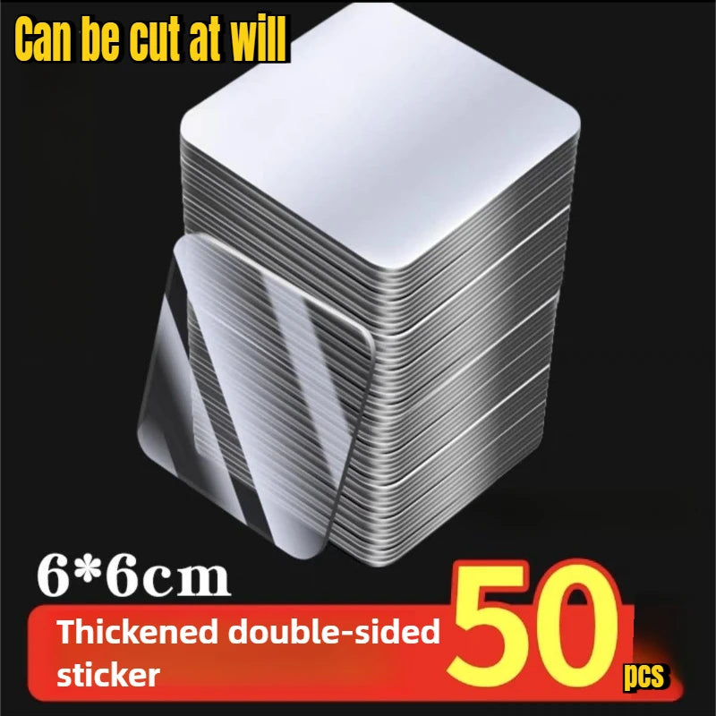 Reusable Nano Double-Sided Transparent Adhesive Tape – Super Strong Waterproof Wall Mount Strips (60/120/180/240/300 pcs)