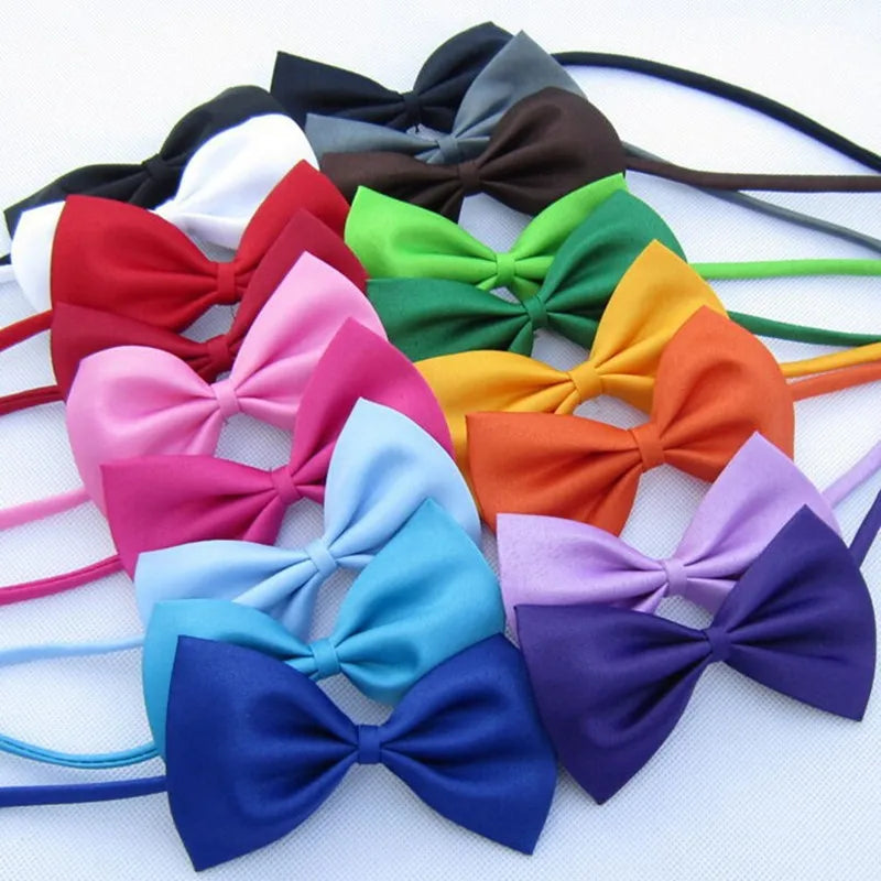 Adjustable Bow Tie Collar for Dogs & Cats - Pet Bowknot Necklace for Puppies