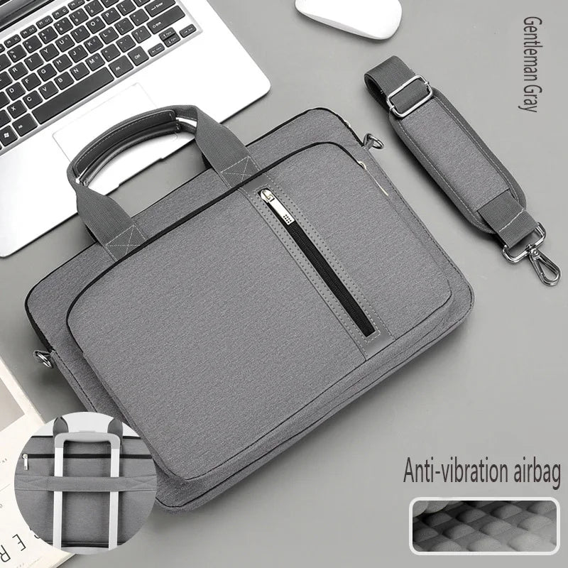 Laptop Sleeve Messenger Bag – Polyester Protective Case, Fits 13.3"/14"/15.6"/17.3" Laptops (33–45 cm)