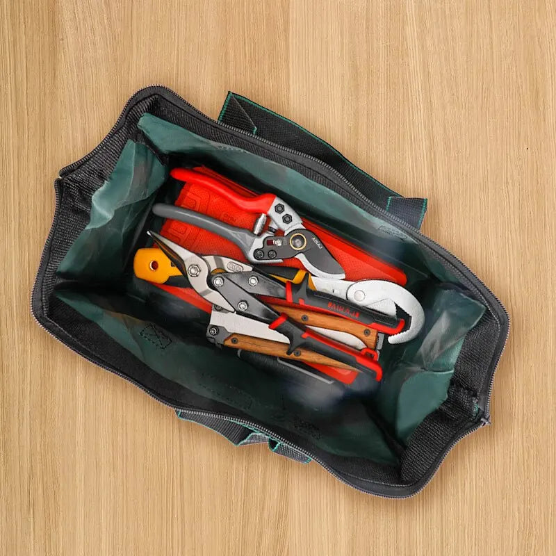 13-Inch Electrician Tool Bag – Multifunctional Oxford Cloth Portable Handheld Tool Organizer (31 x 21 x 17 cm / 12.2 x 8.3 x 6.7 in)