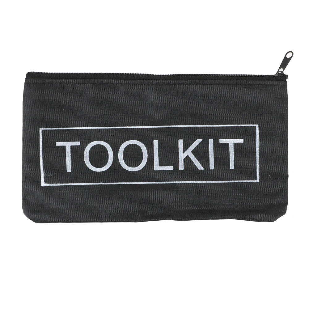 Waterproof Oxford Zipper Tool Bag - Portable Multi-Function Organizer (7.7 x 11 in / 19.5 x 28 cm)